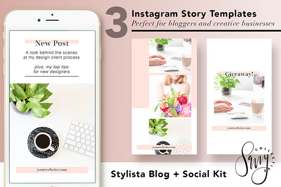 Instagram + Story Templates Stylista in Instagram Templates - product preview 2