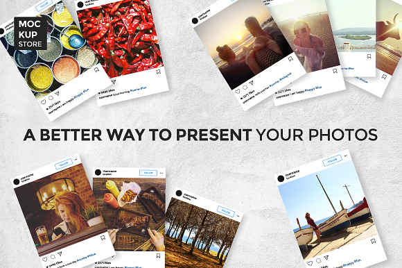 Instagram Frame Pack v1.0 in Mobile & Web Mockups - product preview 1