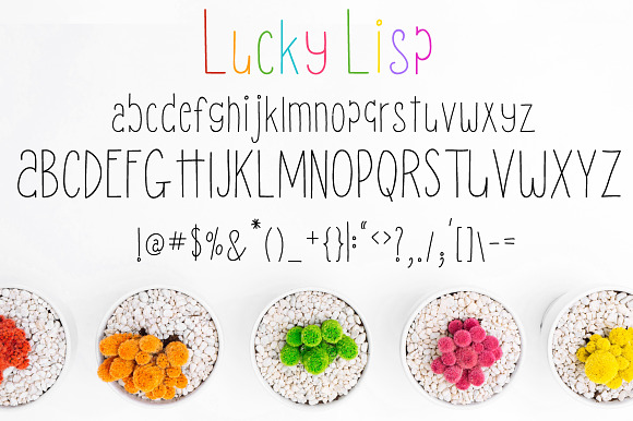 Lucky Lisp - Organic Font Trio in Sans-Serif Fonts - product preview 3