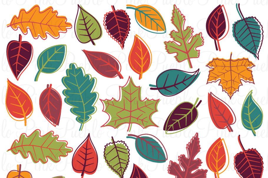 Autumn Leaves Clipart & Vectors