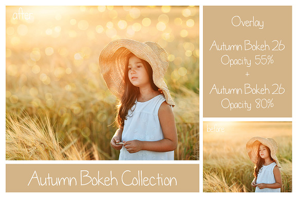30 Autumn Bokeh Overlays in Objects - product preview 5