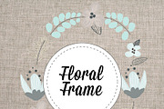Floral Frame Vector & PNG