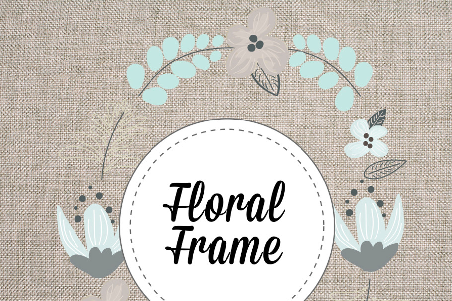 Floral Frame Vector & PNG in Illustrations - product preview 8