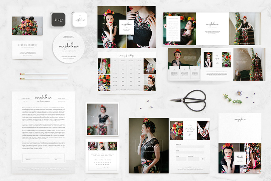 Magdalena Welcome Packet in Stationery Templates - product preview 8