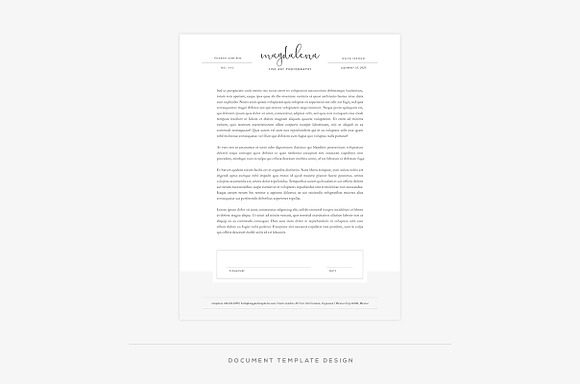 Magdalena Welcome Packet in Stationery Templates - product preview 3