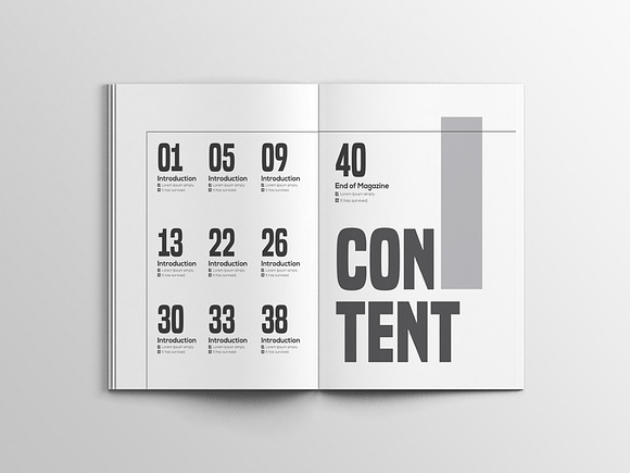 Divider Magazine Templates in Magazine Templates - product preview 1