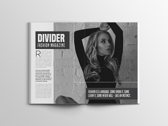 Divider Magazine Templates in Magazine Templates - product preview 5