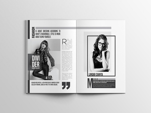 Divider Magazine Templates in Magazine Templates - product preview 16