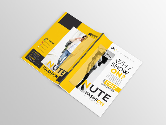Nute Fashion Magazine Template in Magazine Templates - product preview 1