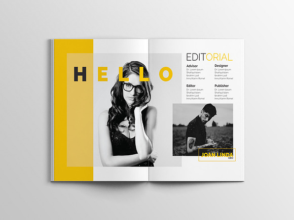 Nute Fashion Magazine Template in Magazine Templates - product preview 3