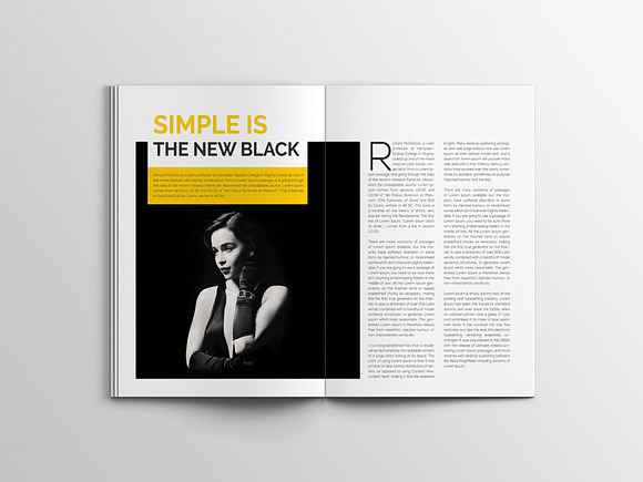 Nute Fashion Magazine Template in Magazine Templates - product preview 5