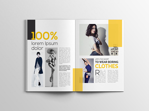 Nute Fashion Magazine Template in Magazine Templates - product preview 6