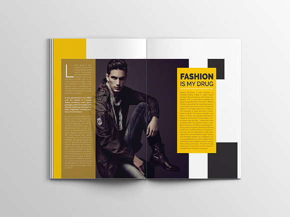 Nute Fashion Magazine Template in Magazine Templates - product preview 7