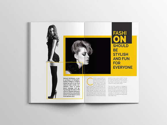 Nute Fashion Magazine Template in Magazine Templates - product preview 9