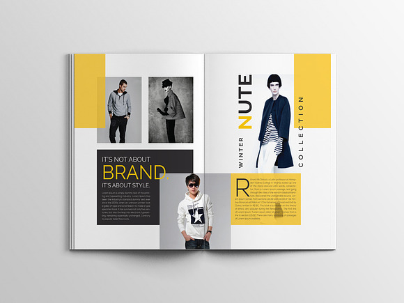 Nute Fashion Magazine Template in Magazine Templates - product preview 11