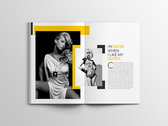 Nute Fashion Magazine Template in Magazine Templates - product preview 12