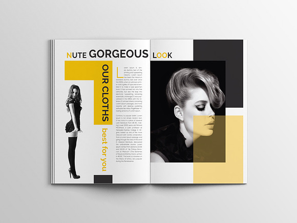 Nute Fashion Magazine Template in Magazine Templates - product preview 15