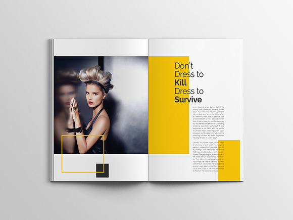 Nute Fashion Magazine Template in Magazine Templates - product preview 16