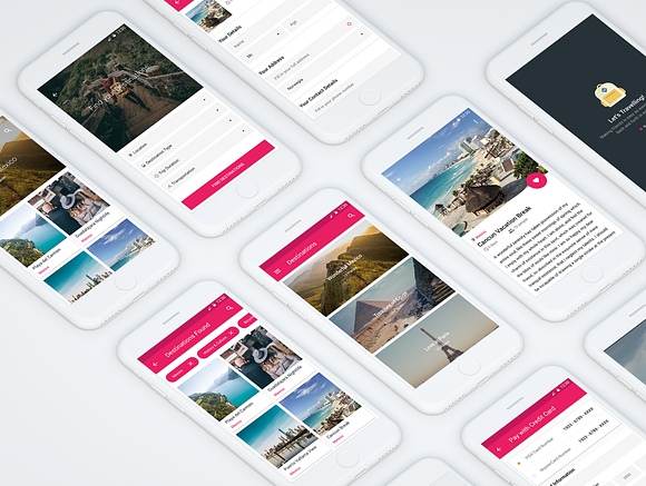 Travel - Material Design Templates in Templates - product preview 1