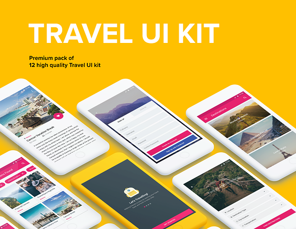 Travel - Material Design Templates in Templates - product preview 4