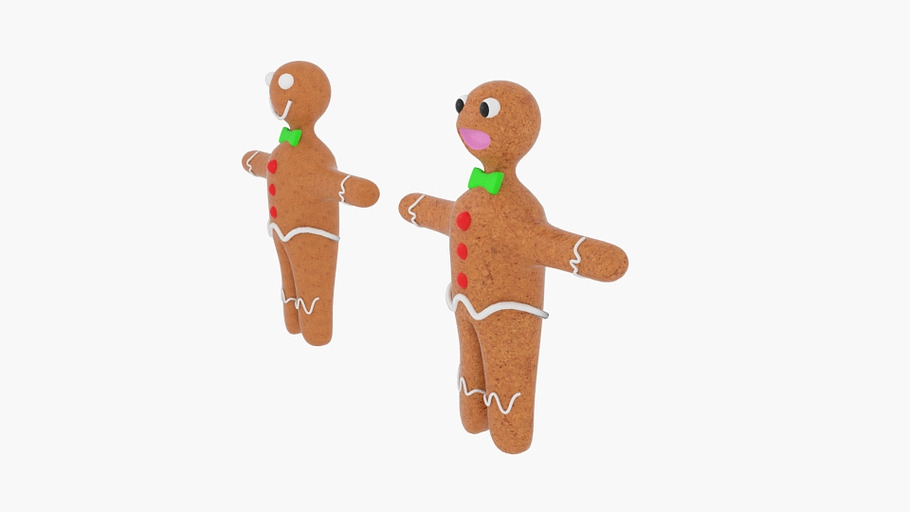  Gingerbread Character  in Food - product preview 4