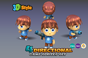 4- Directional Game Character Sprite