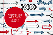 Sketched arrows