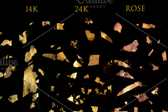 Realistic Gold Foil Texture Pack in Textures - product preview 2