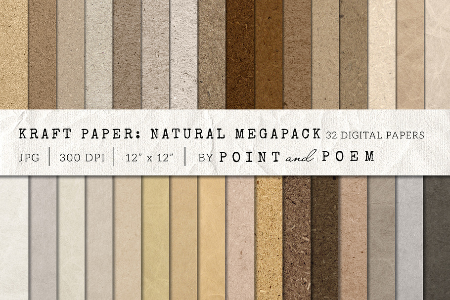Kraft Paper Texture Pack - Neutral in Textures - product preview 8