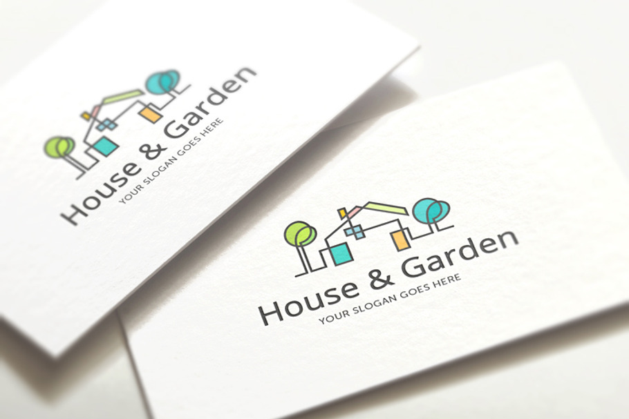 House & Garden - Real Estate Logo