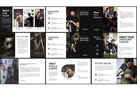 Coffee Vintage Powerpoint Template in PowerPoint Templates - product preview 1