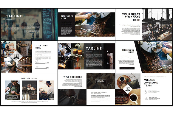 Coffee Vintage Powerpoint Template in PowerPoint Templates - product preview 4
