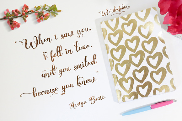 Wonderfebia - Script Wedding Font in Wedding Fonts - product preview 5