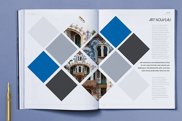 Architecture Magazine in Magazine Templates - product preview 14