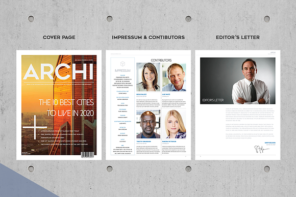 Architecture Magazine in Magazine Templates - product preview 17
