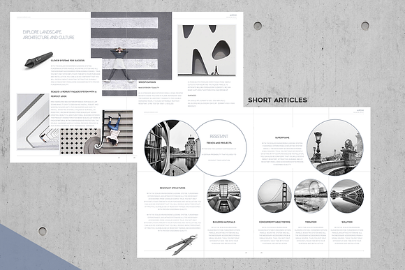 Architecture Magazine in Magazine Templates - product preview 21