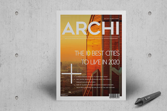 Architecture Magazine in Magazine Templates - product preview 24