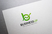 Business Up Letter B Logo
