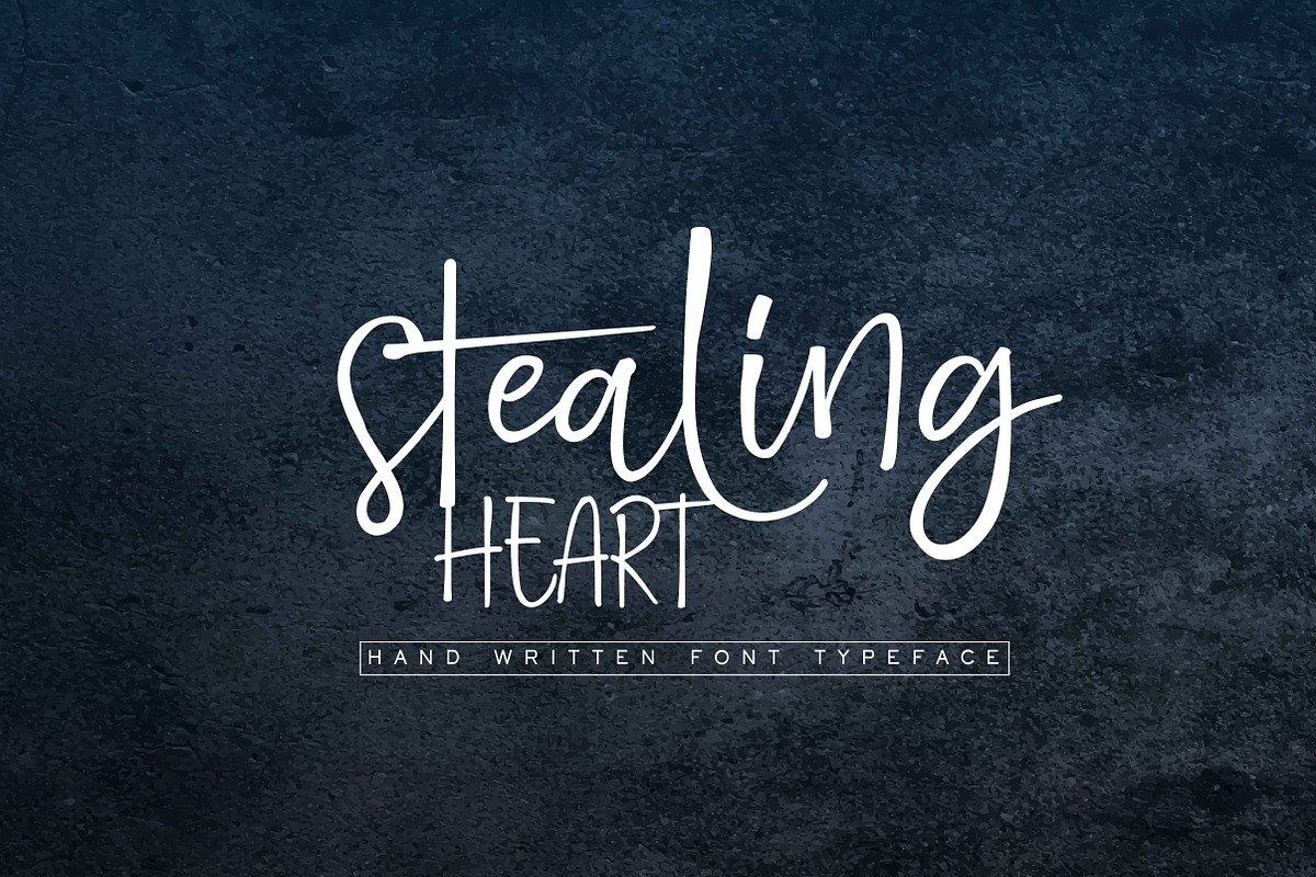STEALING HEART Script in Whimsical Fonts - product preview 8
