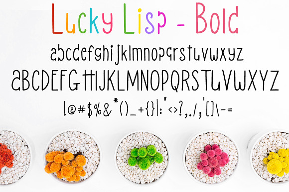 Lucky Lisp - Organic Font Trio in Sans-Serif Fonts - product preview 7
