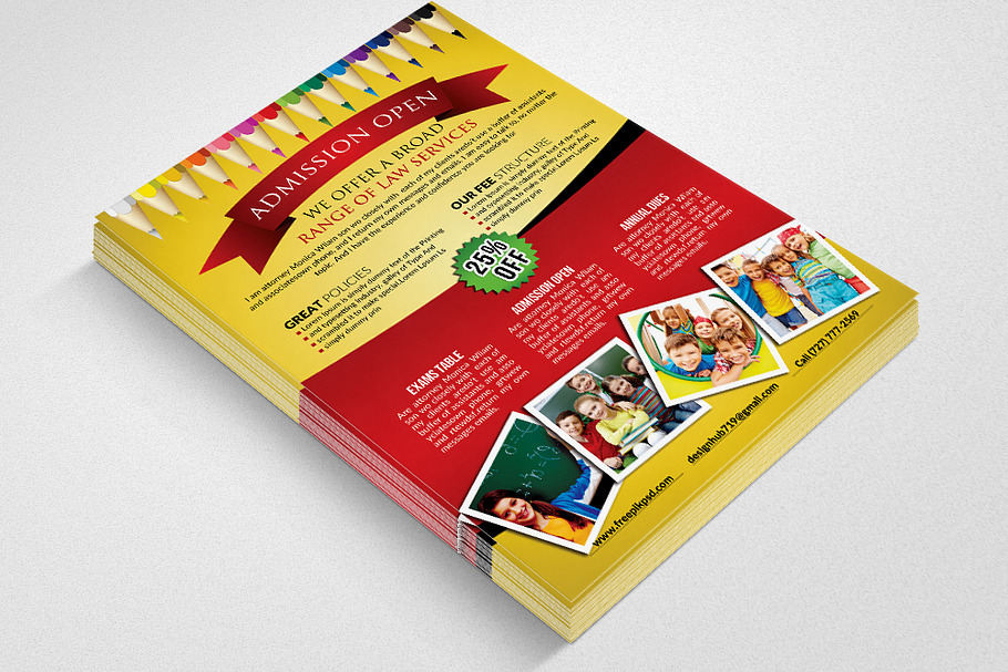 Junior Education System Flyer  in Flyer Templates - product preview 8