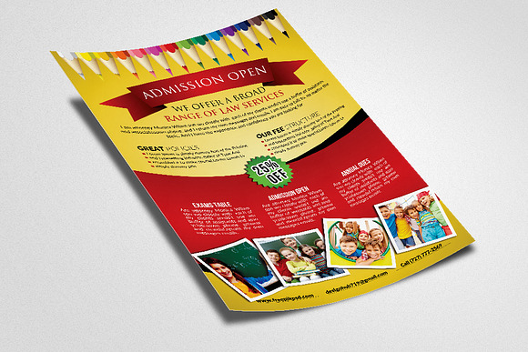 Junior Education System Flyer  in Flyer Templates - product preview 1