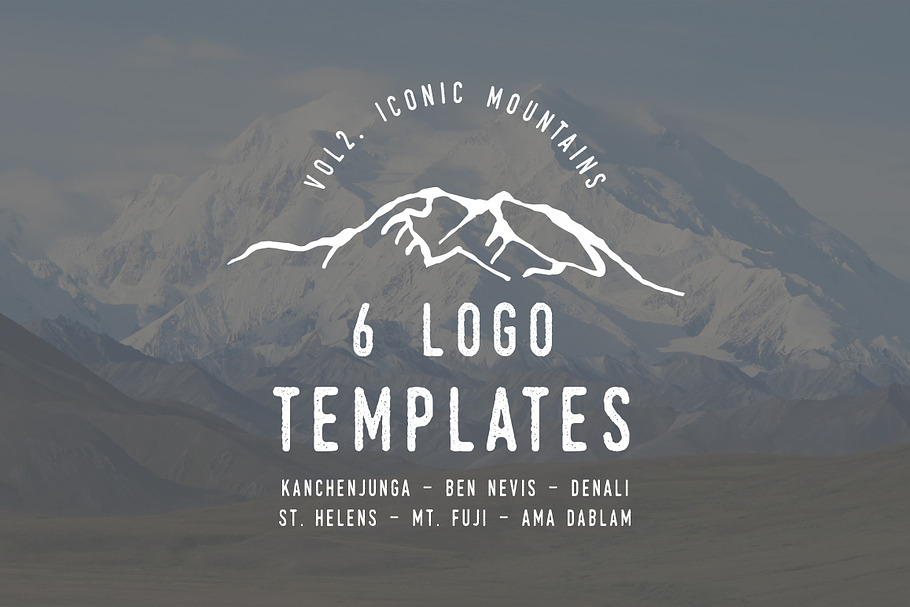 Iconic Mountain Logo Templates Vol 2