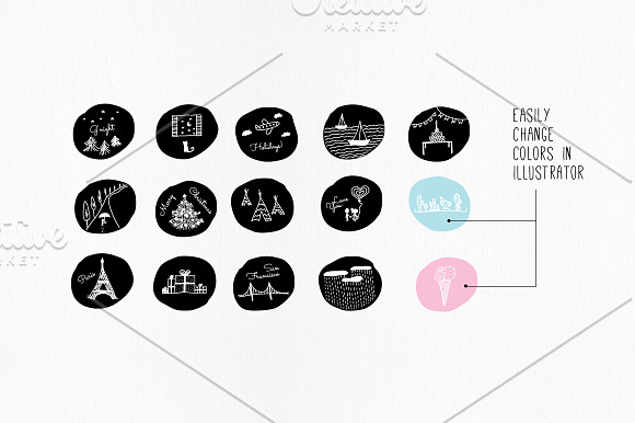 Hand drawn Storytelling & Mood Icons in Graphics - product preview 1