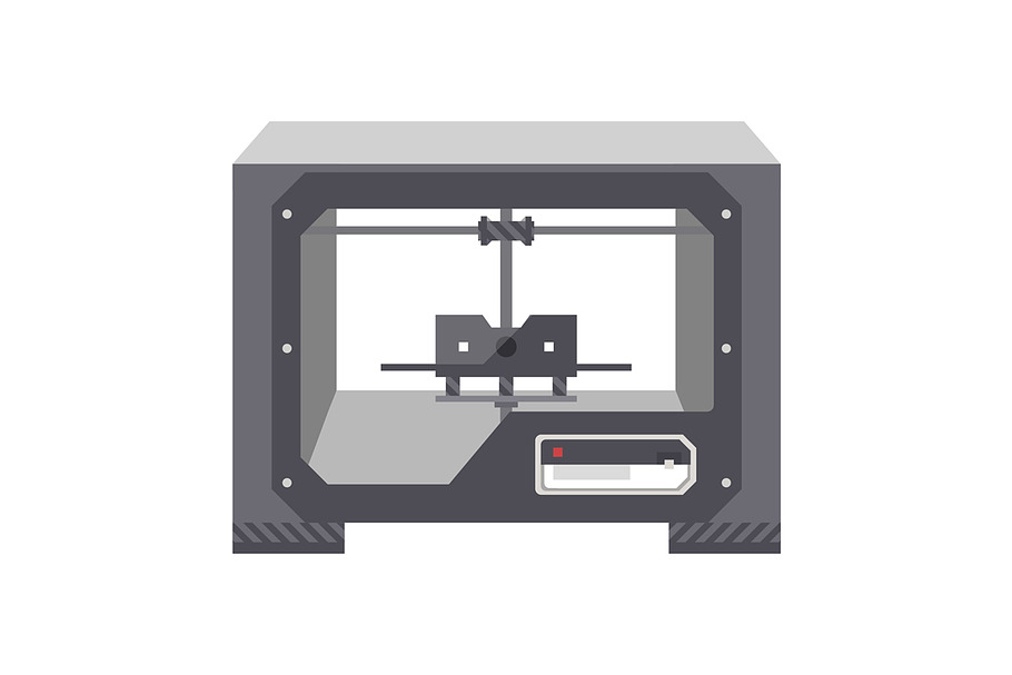 3D Printer in Illustrations - product preview 8