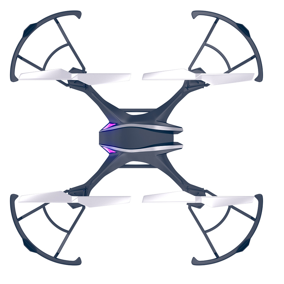 u84d racing quadcopter drone 3d mode in 3D - product preview 1
