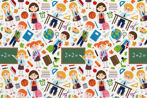 back to school set in Graphics - product preview 4