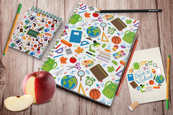 back to school set in Graphics - product preview 9