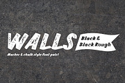 Walls Black & Walls Rough Black