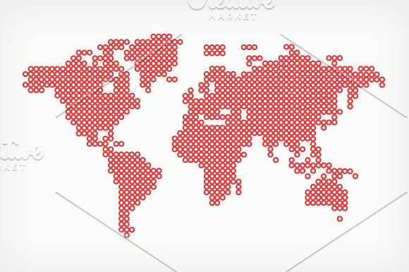 World Map in Illustrations - product preview 2